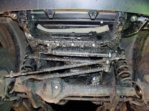Unterfahrschutz Toyota Land Cruiser 105 Starrachse (kompatibel mit Seilwinde), Typ J10, Motor alle ab Baujahr 01.1998 - 08.2007