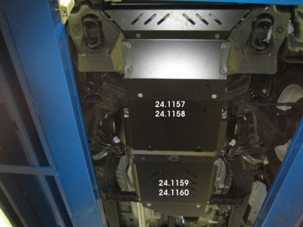 Unterfahrschutz Toyota Hilux/Vigo, Typ N25, Motor 2.5 D-4D/3.0 TD ab Baujahr 02.2005 - 09.2015