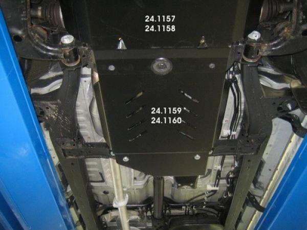Unterfahrschutz Toyota Hilux/Vigo, Typ N25, Motor 2.5 D-4D/3.0 TD ab Baujahr 02.2005 - 09.2015