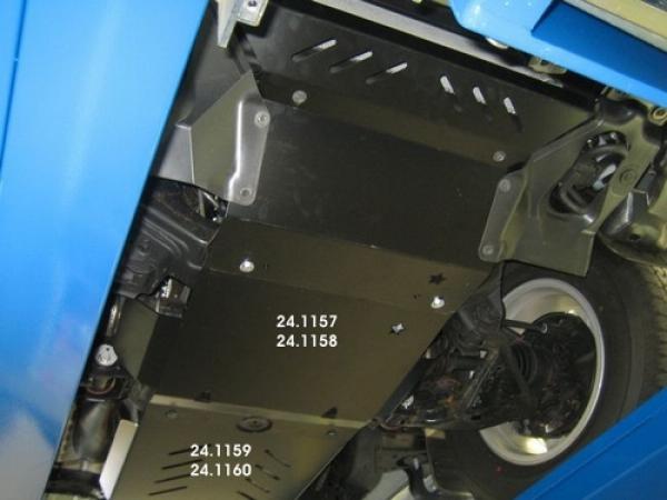 Unterfahrschutz Toyota Hilux/Vigo, Typ N25, Motor 2.5 D-4D/3.0 TD ab Baujahr 02.2005 - 09.2015