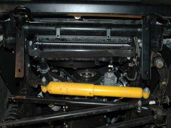 Unterfahrschutz Toyota Land Cruiser 75/78 (mit Serienstoßstange), Typ J7, Motor 4.2 D ab Baujahr 2007 -