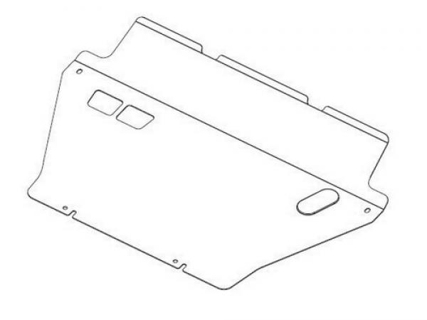 Unterfahrschutz Toyota RAV4 III, Typ A3, Motor 2.0 ab Baujahr 06.2010 -
