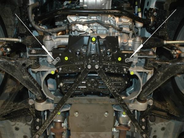 Unterfahrschutz Lexus IS 250C II, Typ E2, Motor 2.5 AT ab Baujahr 2009 -