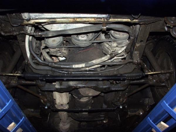 Unterfahrschutz Volvo 740/760, Typ 704/744/745/764/765, Motor alle ab Baujahr 08.1981 - 08.1992