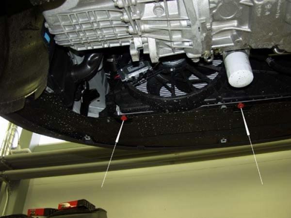 Unterfahrschutz Volvo V50, Typ MW, Motor 2.4 ab Baujahr 04.2004 - 12.2012