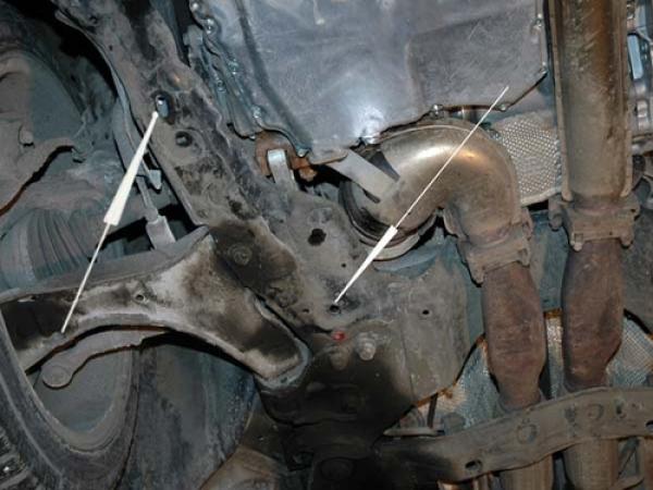 Unterfahrschutz Volvo S80 II, Typ AS, Motor 4.4 V8 AWD ab Baujahr 03.2006 -