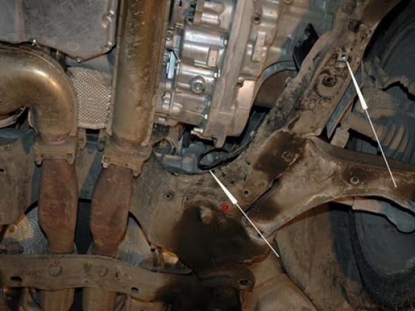 Unterfahrschutz Volvo S80 II, Typ AS, Motor 4.4 V8 AWD ab Baujahr 03.2006 -