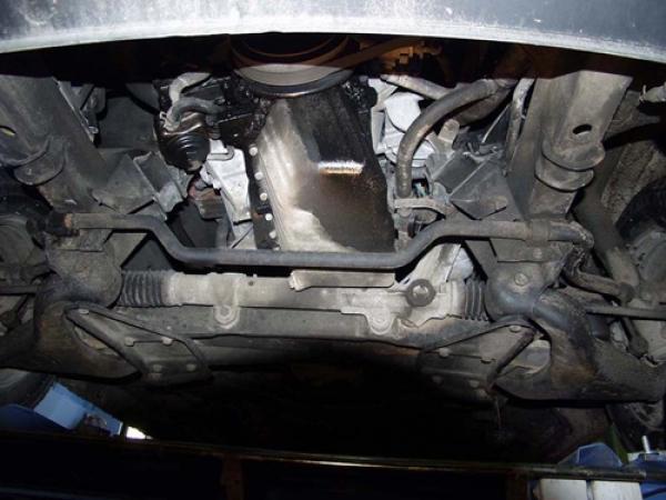 Unterfahrschutz VW LT 35 II, Typ 2D, Motor 2.5 TDI ab Baujahr 04.1996 - 07.2006