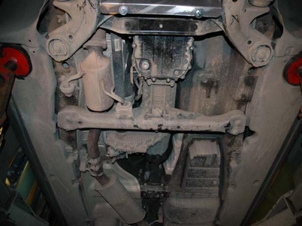 Unterfahrschutz VW Touareg, Typ 7L, Motor 3.2/3.6/4.2/2.5 TDI ab Baujahr 10.2002 - 05.2010