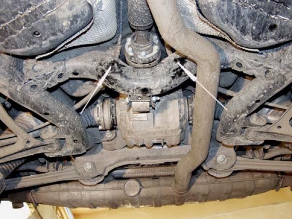 Unterfahrschutz VW Touareg, Typ 7L, Motor 3.6 V6 ab Baujahr 10.2002 - 05.2010