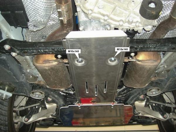 Unterfahrschutz VW Touareg, Typ 7P, Motor 3.0 TDI Automatik ab Baujahr 01.2010 - 03.2018