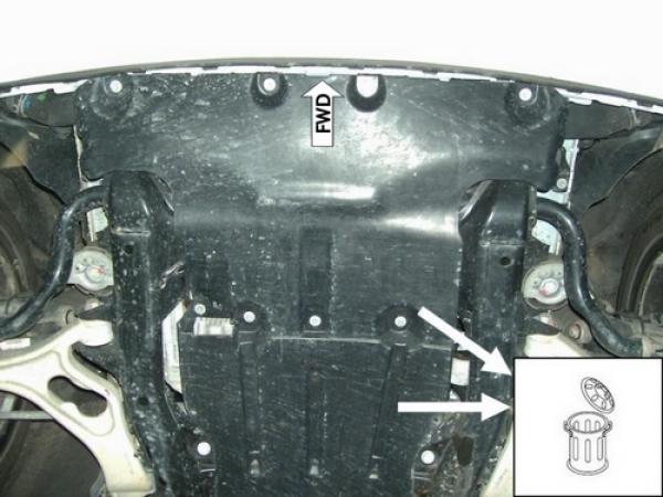 Unterfahrschutz VW Touareg, Typ 7P, Motor 3.0 TDI/4.2 TD ab Baujahr 01.2010 - 03.2018