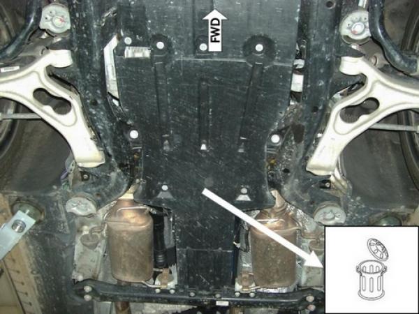 Unterfahrschutz VW Touareg, Typ 7P, Motor 3.0 TDI/4.2 TD ab Baujahr 01.2010 - 03.2018