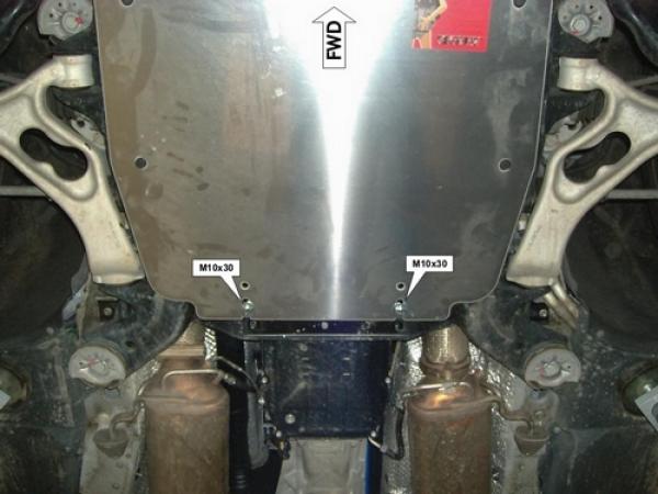 Unterfahrschutz VW Touareg, Typ 7P, Motor 3.0 TDI/4.2 TD ab Baujahr 01.2010 - 03.2018