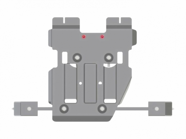 Unterfahrschutz VW Amarok (ohne seitliche Trittbretter/Schwellerschutzrohre), Typ 2H/S1B, Motor 2.0 TDI/3.0 TD V6 ab Baujahr 06.2016 -