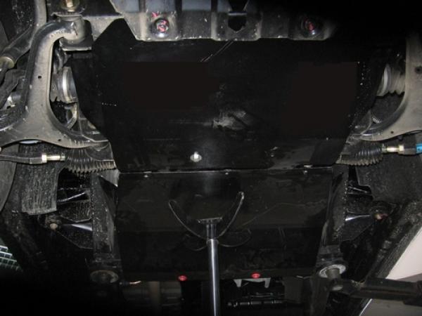 Unterfahrschutz SsangYong Rexton I (gebaut in Korea), Typ RJ, Motor 2.3/2.8 ab Baujahr 08.2004 - 2006