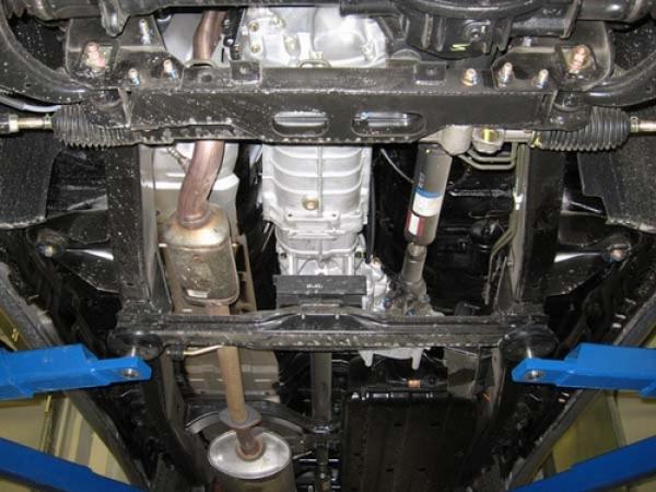 Unterfahrschutz SsangYong Rexton I (gebaut in Korea), Typ RJ, Motor 2.3/2.8 ab Baujahr 08.2004 - 2006