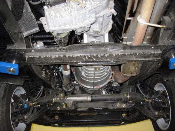 Unterfahrschutz SsangYong Rexton I (gebaut in Korea), Typ RJ, Motor 2.3/2.8 ab Baujahr 08.2004 - 2006