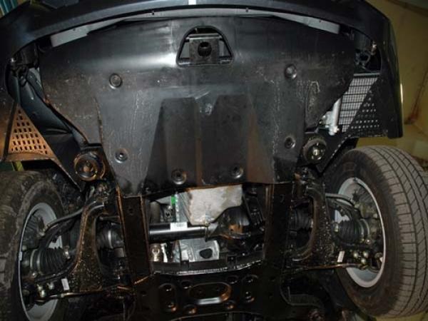 Unterfahrschutz SsangYong Rodius, Typ AJ, Motor 2.7 TD ab Baujahr 05.2005 -