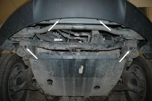 Unterfahrschutz SsangYong New Actyon/Korando, Typ CK, Motor 2.0D AT/MT/2.0 MT ab Baujahr 07.2010 -