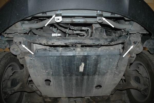 Unterfahrschutz SsangYong New Actyon/Korando, Typ CK, Motor 2.0D AT/MT/2.0 MT ab Baujahr 07.2010 -