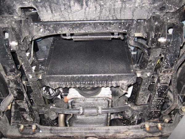 Unterfahrschutz Isuzu NQR 71P Lkw, Motor 4.6D ab Baujahr 2006 -