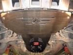 Unterfahrschutz Mercedes Benz M-Klasse, Typ 164, Motor 2.8 CDI/3.0 CDI/3.2 CDI ab Baujahr 07.2005 - 12.2011